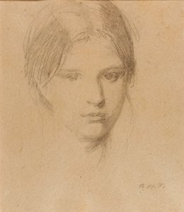 A művész lányának portréja, Mary alkotó: Abbott Handerson Thayer
