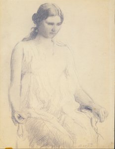 Egy fiatal nő tanulmánya alkotó: Abbott Handerson Thayer