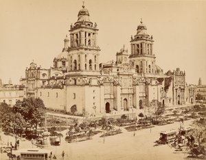 Vistas Mexicanas. Mexikó. A katedrális.