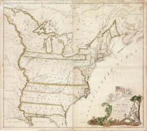 Amerika első nemzeti térképe, 1784 alkotó: Abel Buell