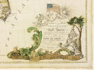 Amerika első nemzeti térképe, 1784 alkotó: Abel Buell