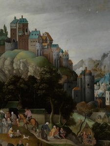 A keresztet hordozó Krisztus részlete