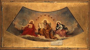 Francia: Le Père éternel, le Christ et la Vierge