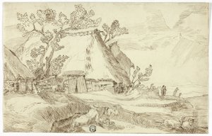 Farm a tető alatt alkotó: Abraham Bloemaert