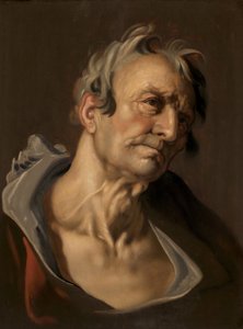 Egy öregember feje, 16. század vége – 17. század eleje. alkotó: Abraham Bloemaert