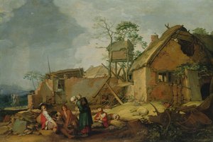 Táj tanyával, 1629 alkotó: Abraham Bloemaert