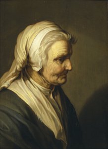 Idős nő alkotó: Abraham Bloemaert