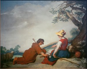 Lelkipásztori jelenet alkotó: Abraham Bloemaert