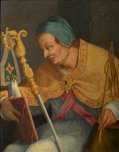 Szent Ambrus, Milánó érseke. alkotó: Abraham Bloemaert