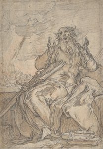 Ülő Szent Pál, megtérésével a háttérben, 16. század vége-17. század közepe. alkotó: Abraham Bloemaert