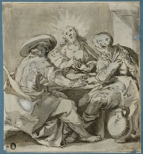 Vacsora Emmauszban alkotó: Abraham Bloemaert