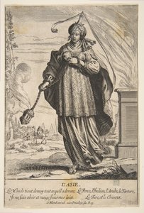 Ázsia, 17. század közepe-vége. alkotó: Abraham Bosse