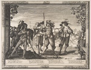 Charivari, K. 1633. alkotó: Abraham Bosse