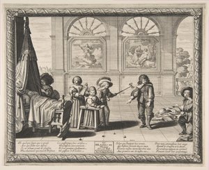 Gyermekkor, 1636. alkotó: Abraham Bosse