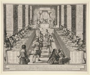 Ünnepi rendezés, tól alkotó: Abraham Bosse