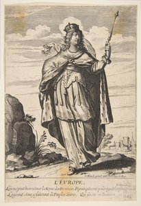 Európa, a 17. század közepe-vége. alkotó: Abraham Bosse