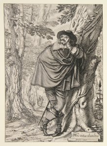 James Howell, a Dendrologie ou le Forest de Dordonne című művének előlapja alkotó: Abraham Bosse