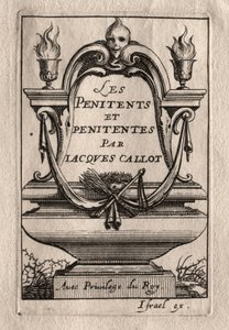 A bűnbánók: Frontispiece. alkotó: Abraham Bosse