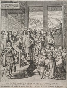 XIII. Lajos bírák kinevezését kapja. alkotó: Abraham Bosse