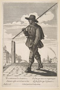 A kéményseprő, a 17. század közepe-vége. alkotó: Abraham Bosse