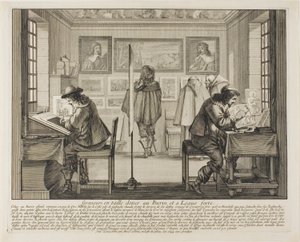 A gravírozó és a rézkarc alkotó: Abraham Bosse