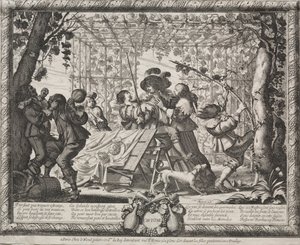 A négy évszak: 1635. ősz. alkotó: Abraham Bosse