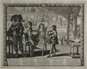 A nemes festő alkotó: Abraham Bosse
