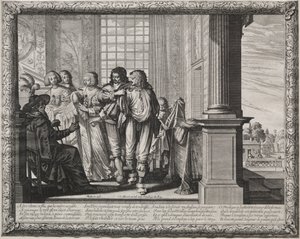 A tékozló fiú: Ünnepi öltözködés alkotó: Abraham Bosse
