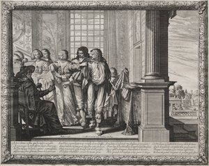 A tékozló fiú: Ünnepi öltözködés. alkotó: Abraham Bosse