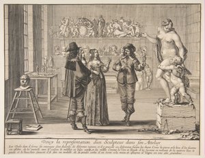 A szobrász, 1642. alkotó: Abraham Bosse