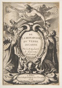 Címlap: A Megtestesült Szó Monarchiájából, 1638. alkotó: Abraham Bosse