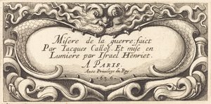 Címlap Callot "A háború kis nyomorúságai" című művéhez alkotó: Abraham Bosse
