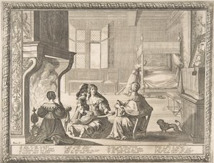 A dajka látogatása, 1633. alkotó: Abraham Bosse