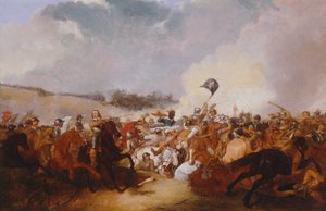 Cromwell csapatokat vezet a csatába alkotó: Abraham Cooper