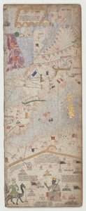 Katalán atlasz, 6. lap, 1375 alkotó: Abraham Cresques