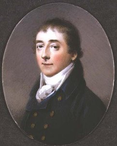Egy ismeretlen férfi miniatűrje alkotó: Abraham Daniel