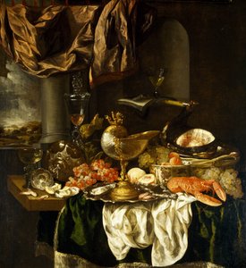 Csendélet tájjal, 1650-es évek