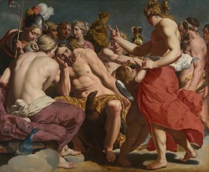 Jupiter Vénusz megdorgálta, c. 161213.