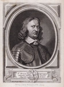 Sir Hugh Cartwright, a polgárháború angol királypárti katonája (metszet)