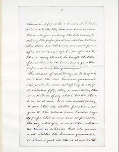 Lincoln utolsó elnöki beszédének autográf kézirata, amelyet Washintonban (D. C.) mondott el a Fehér Ház ablakából április 11-én este