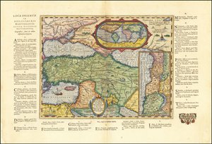 Abraham Ortelius 1624-es, a Biblián alapuló térképe az ókori világról. alkotó: Abraham Ortelius