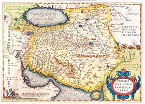 Irán, Pakisztán, Afganisztán, Üzbegisztán, Türkmenisztán alkotó: Abraham Ortelius