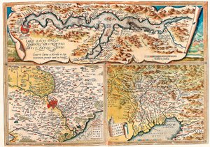 A Larii-tavat általában Tertius római fórumának nevezték. Észak-Olaszország földrajzi térképe Abraham Ortelius (Oertel, Ortell vagy Ortel) "Theatrum Orbis Terrarum"-ból alkotó: Abraham Ortelius