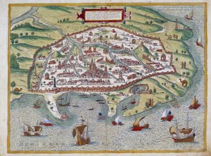 Alexandria térképe – Abraham Ortelius, Antwerpen alkotó: Abraham Ortelius
