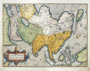 Ázsia térképe, Abraham Ortelius világszínházából alkotó: Abraham Ortelius