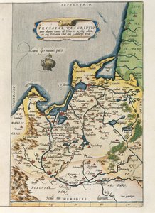 Poroszország térképe, Abraham Ortelius világszínházából alkotó: Abraham Ortelius