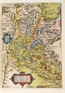 Savoie térképe, Abraham Ortelius világszínházából alkotó: Abraham Ortelius