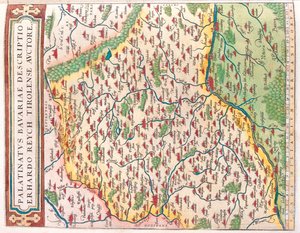 Állam: Bajorország, Németország alkotó: Abraham Ortelius
