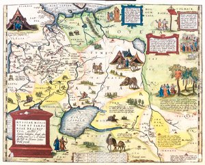 Nyugat-Oroszország, Délkelet-Törökország, Örményország, Azerbajdzsán, Észak-Irán, Türkmenisztán, Üzbegisztán, Kazahsztán nyugati része. alkotó: Abraham Ortelius