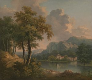 Erdős dombos táj, 1785.